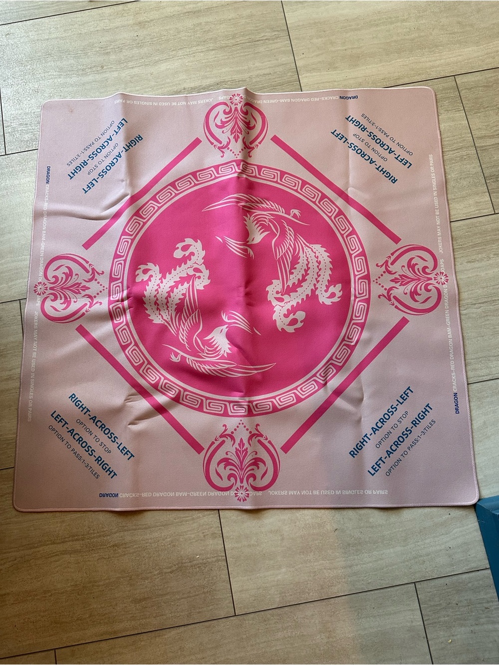 Pink Mahjong Mat
